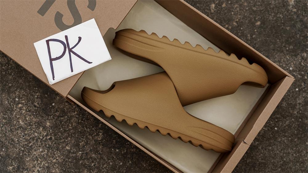 PK GOD adidas Yeezy Slide Ochre RETAIL MATERIALS READY TO SHIP